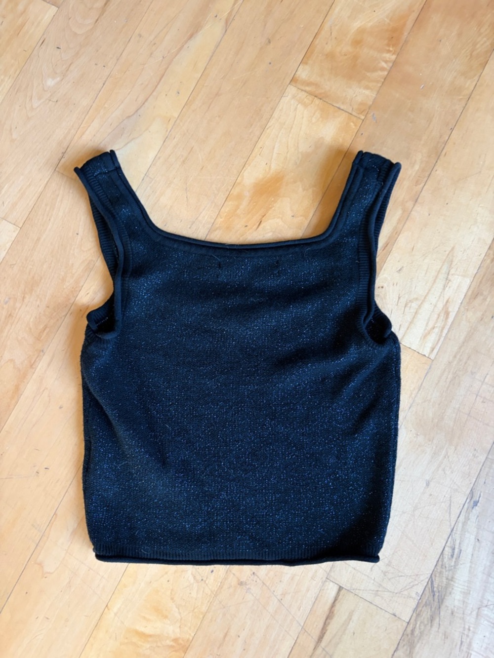 Fairy Glitter Glam Cropped Top Blue Urban Outfitters top Festival  Sz Sm - Picture 2 of 6